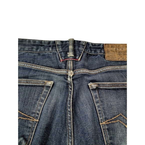 Replay Blue Straight Jeans Classic Fit - Picture 8 of 13